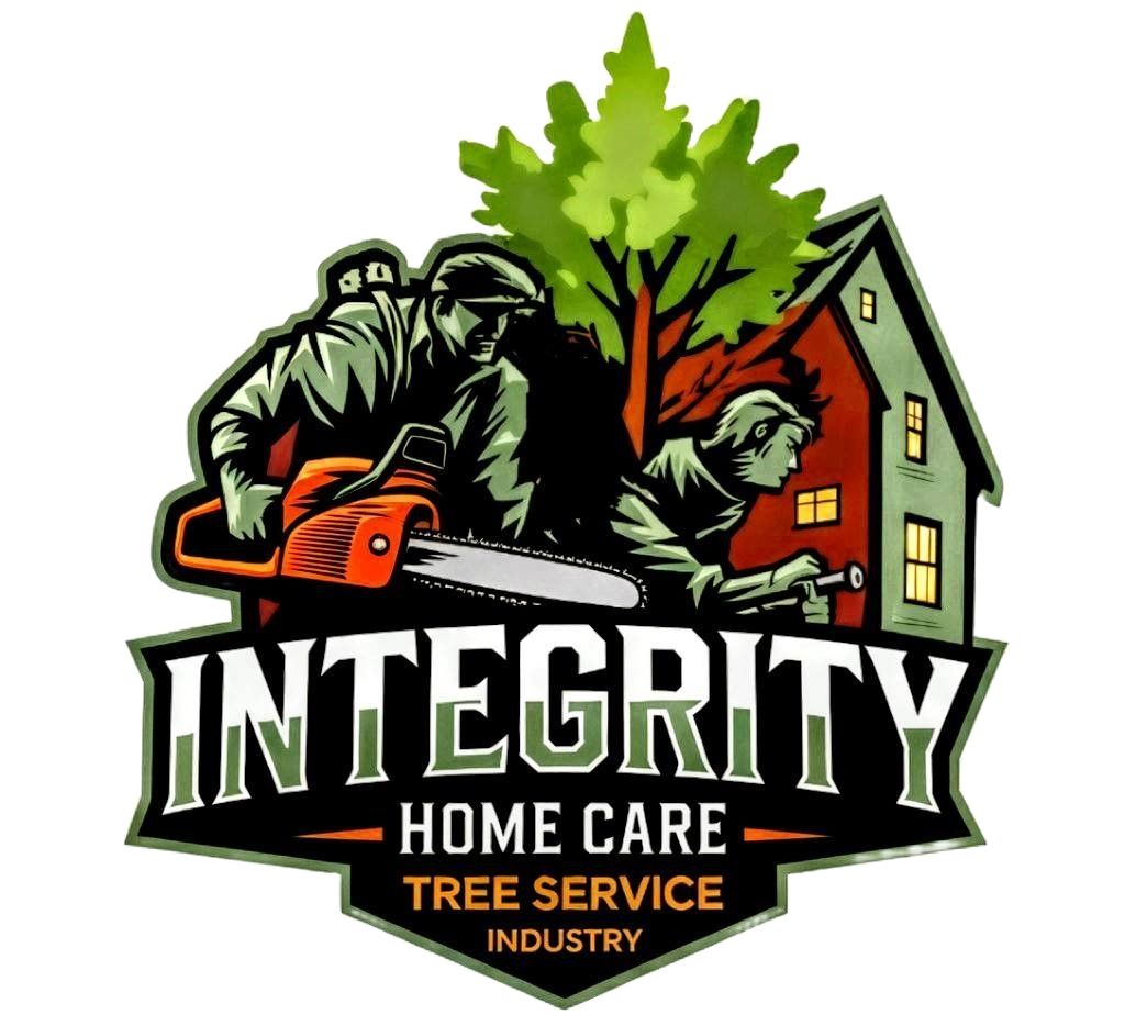 Integrity home and tree logo